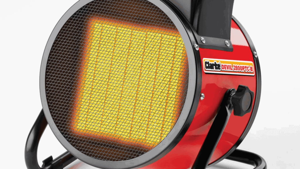 Clarke DEVIL2800PTC-B: Hatékony 2,8 kW-os kerámia fűtőventilátor